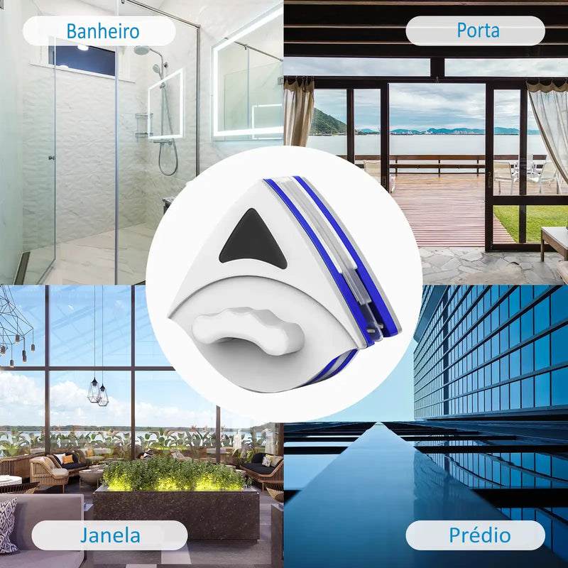 Limpador de Vidros Magnético Dupla Face | Frete Grátis para todo Brasil