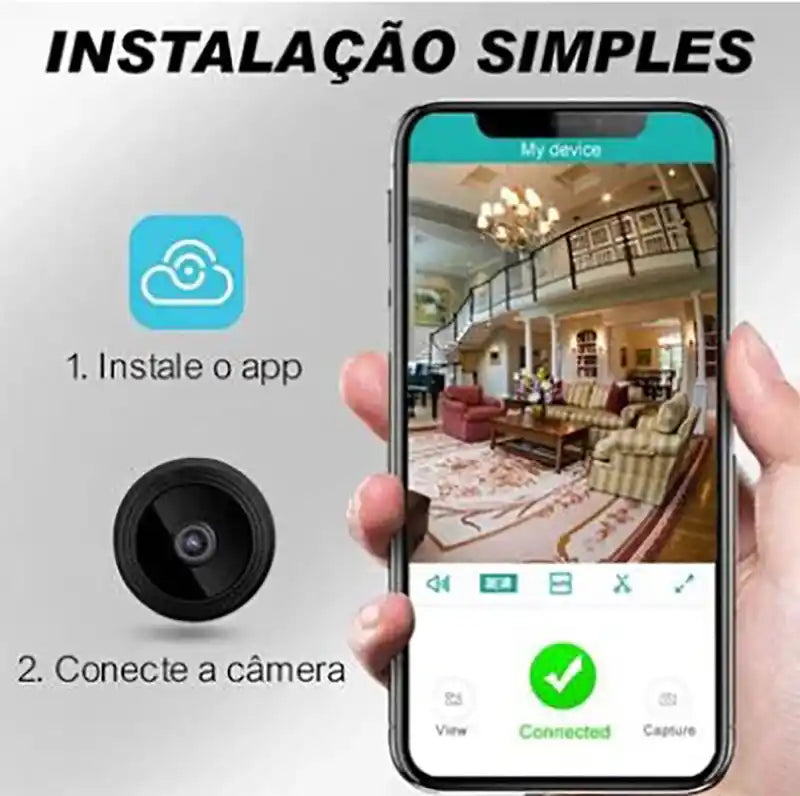 Mini-Câmera-WiFi-HD | Frete Grátis para todo Brasil