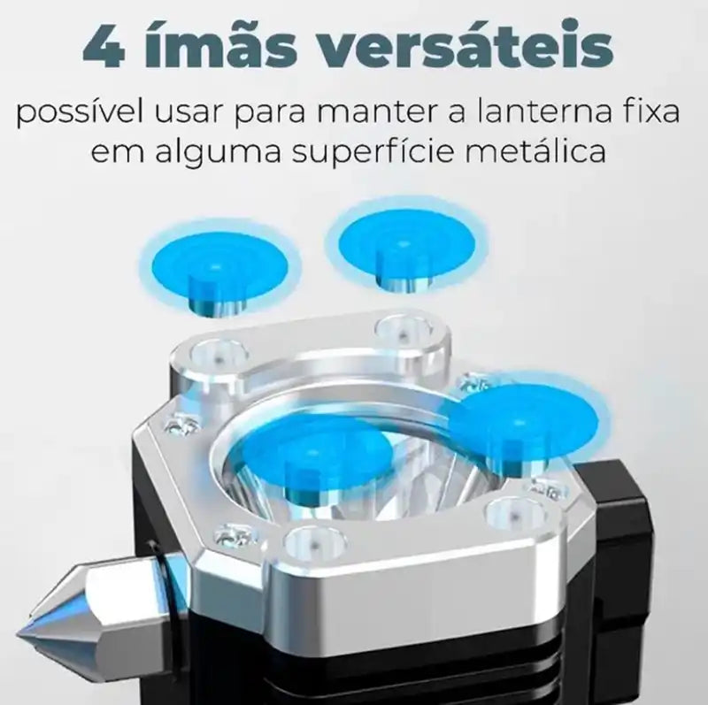 Lanterna Tática Multifuncional 4 em 1 | Frete Grátis para todo Brasil